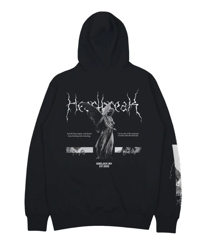Hoodie Tebal Hitam